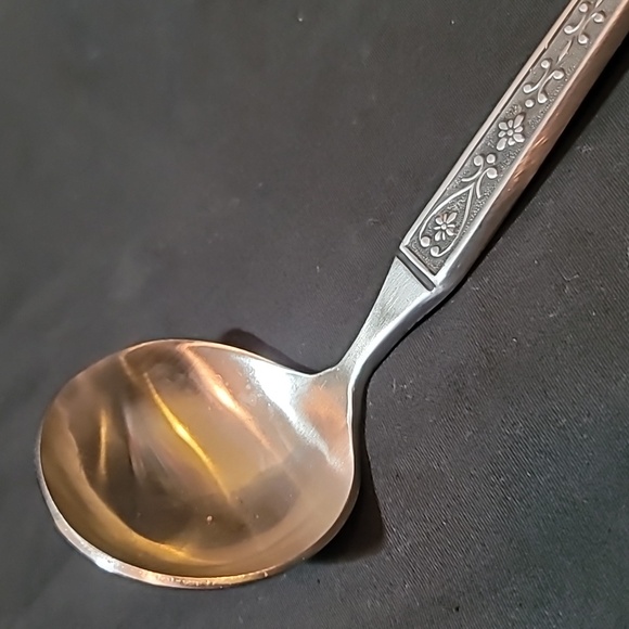 Vintage Cordova 1969 Serving Bowl & Matching Ladle Stainless Steel 18-8 - Picture 6 of 12